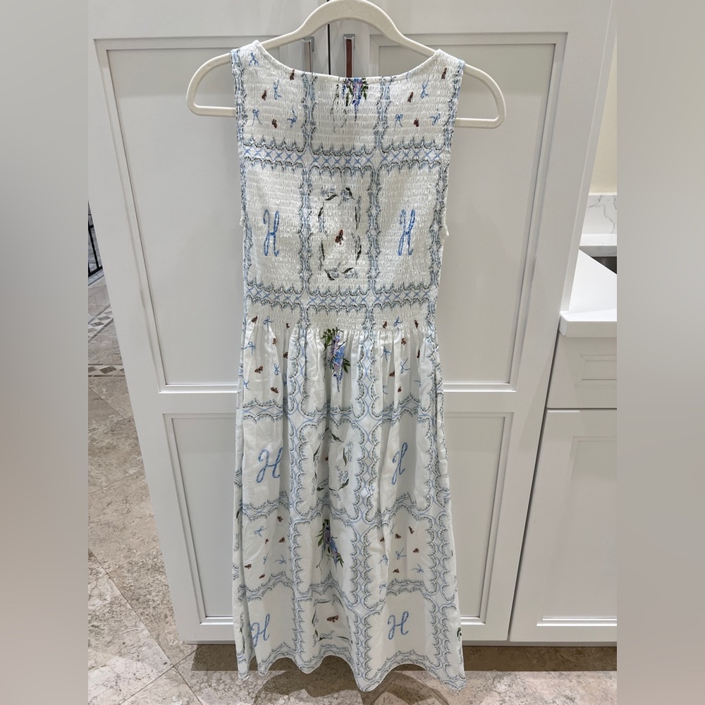 The Cosima Nap Dress, White patchwork floral - Picture 5 of 7